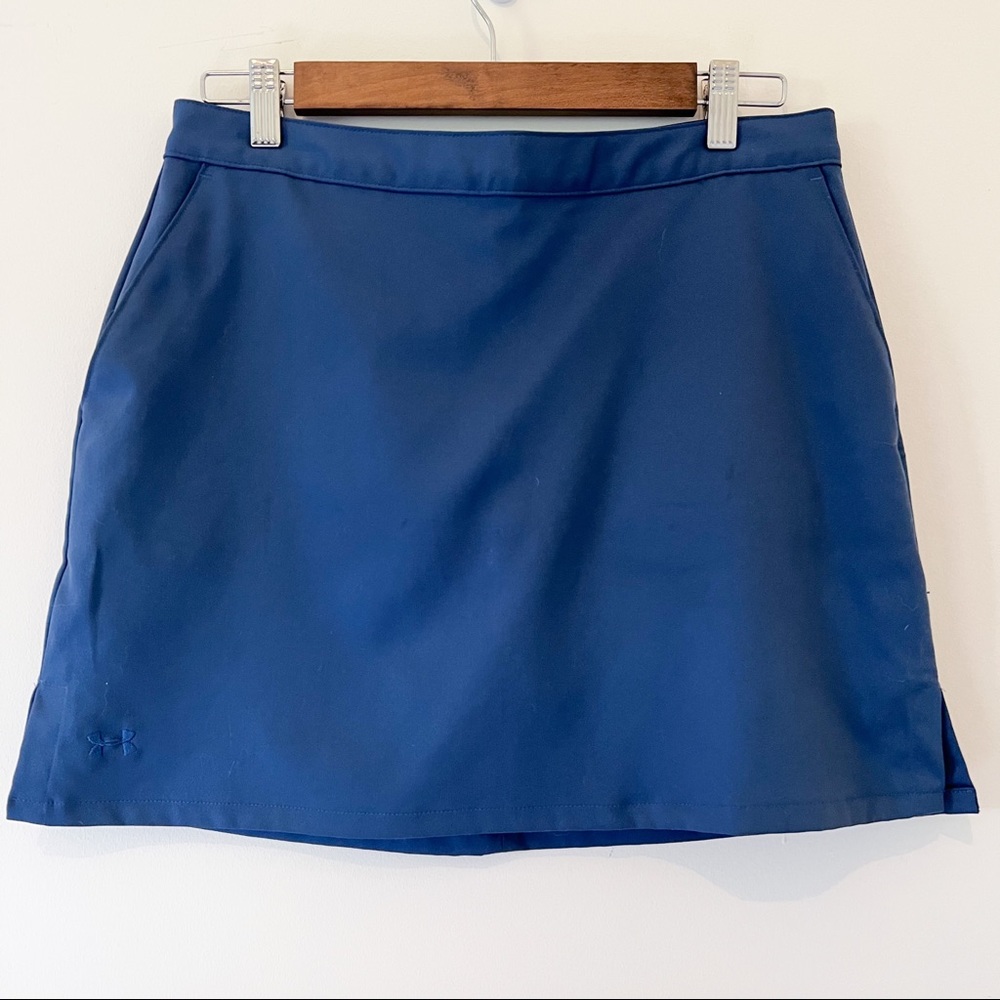 under armour | navy golf skort size 6